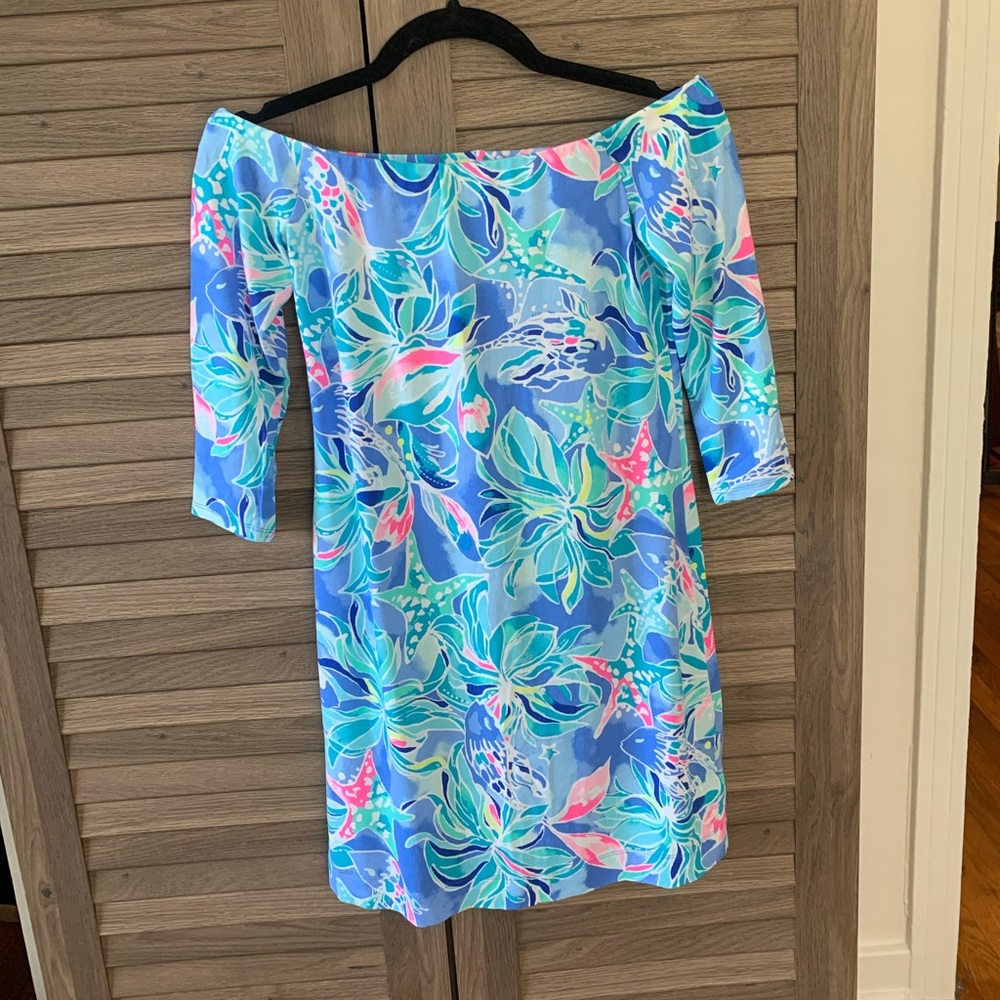 Lilly Pulitzer Off The Shoulder Dress XSmall